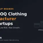 small batch cutting process used by a low MOQ clothing manufacturer for startups